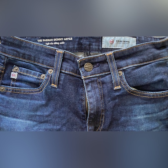 Adriano Goldschmied The Farrah Skinny High Rise Skinny Ankle Size 25R - Picture 2 of 4